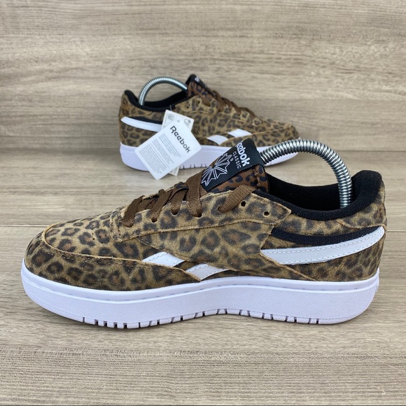 Reebok Club C Double Revenge Leopard Women Shoes - Picture 5 of 7